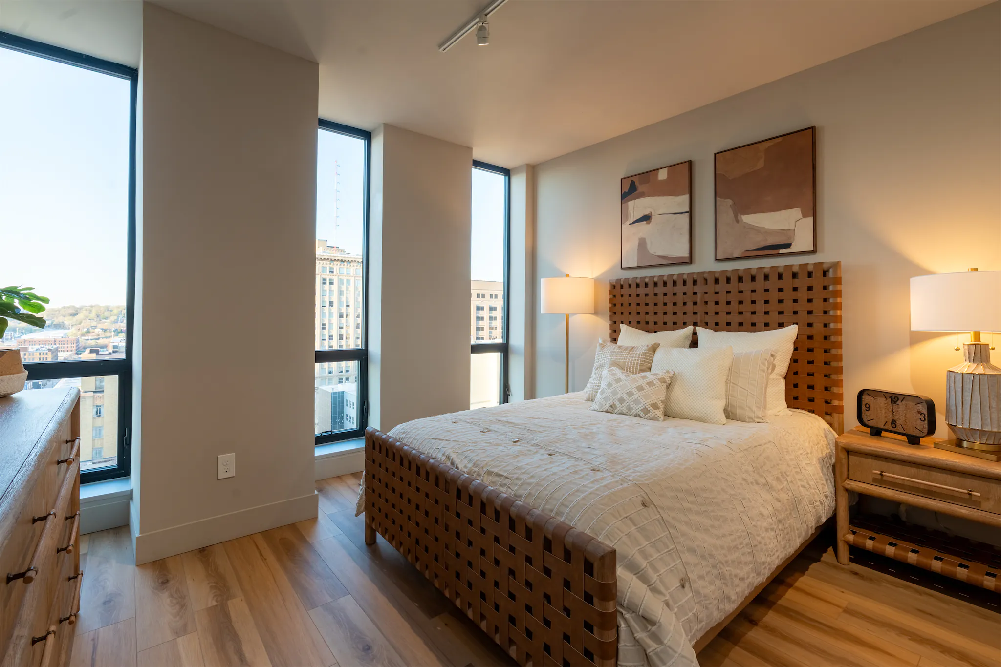 Detailed view of upgraded interior features at The Duo Omaha